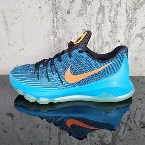 Nike KD 8 OKC Blue Lagoon Basketball Shoes Size 5.5Y (7 Women’s) Preowned